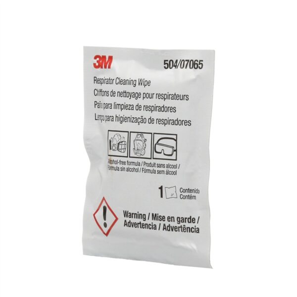 3M 504 RESPIRATOR CLEANING WIPE 3M 7502 HALF FACE SILICON REUSABLE RESPIRATOR + 3M 2091 P100 FILTER PROTECTION KIT