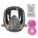 Home 53 3M 6800 MEDIUM FULL FACEPIECE REUSABLE RESPIRATOR 3M 2091 P100 FILTER PROTECTION KIT Home