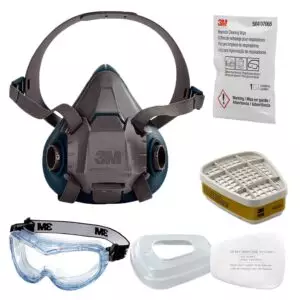 3M 6502 QUICK LATCH SILICONE HALF FACE REUSABLE RESPIRATORY PROTECTION KIT Accessories Jumbotron